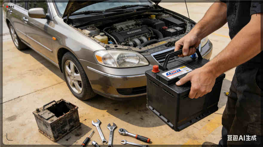 新巴尔虎右旗汽车换电瓶电话【案例】